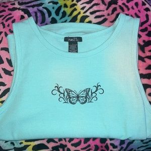 Rue 21 blue tank